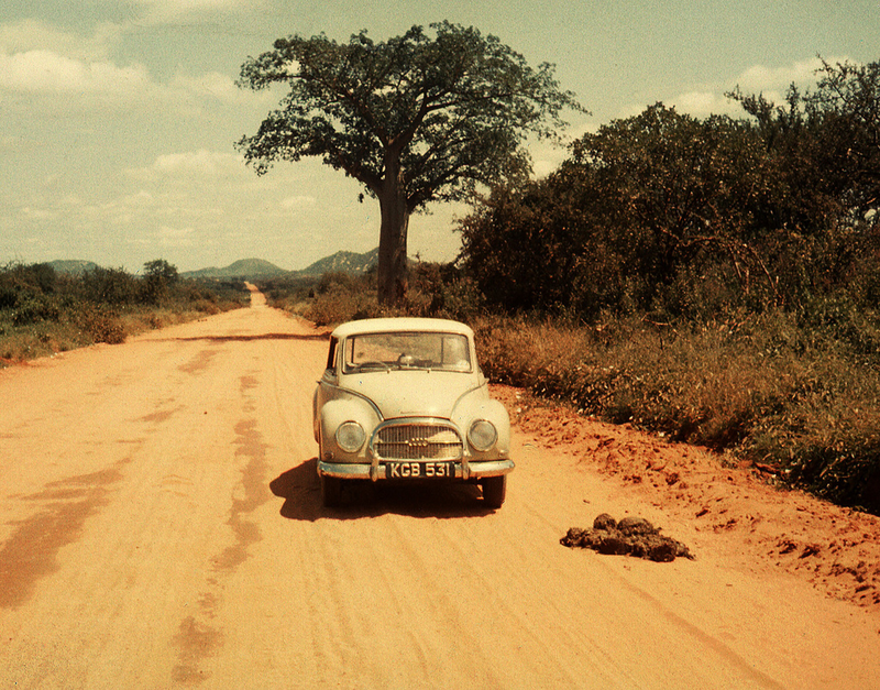 Illustration for article titled This Guy Raced A Tiny Two-Stroke DKW Surrounded By Lions In Africa